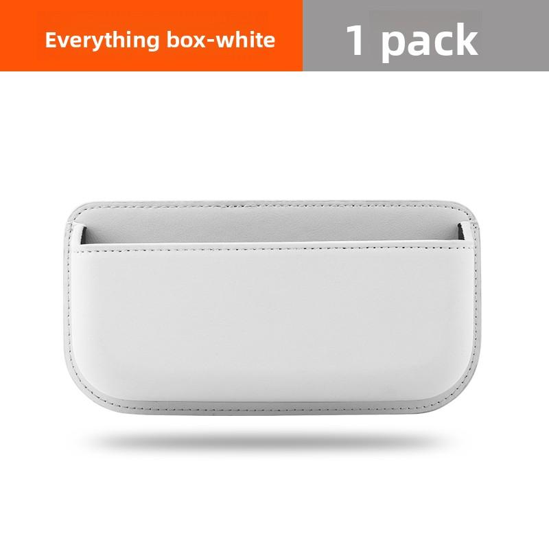 Car Center Console/ Door Organizer Pocket Multifunction Storage Box For Cards Phone Key Collecting Case Sticky Pouch Accessories