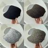 Streetwear Flat Top Wool Newsboy Hat For Fall And Winter Fashion Men Women