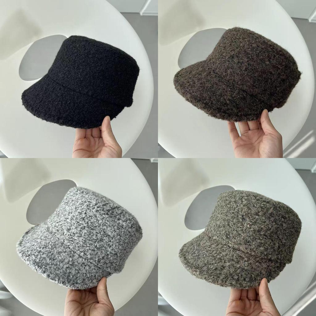 Streetwear Flat Top Wool Newsboy Hat For Fall And Winter Fashion Men Women