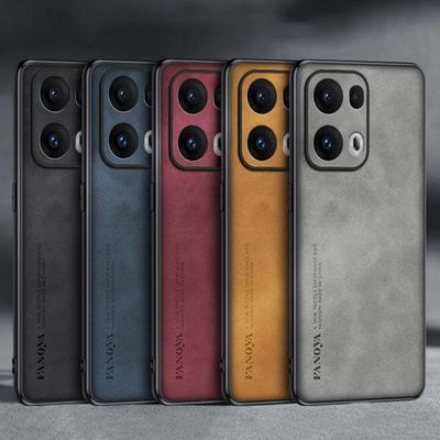 Per OPPO Reno 13 Pro 5G Custodia Lusso PU Pelle Custodia per Telefono Per OPPO Reno13 Pro 13Pro Cover Posteriore Silicone Opaco Protezione Completa
