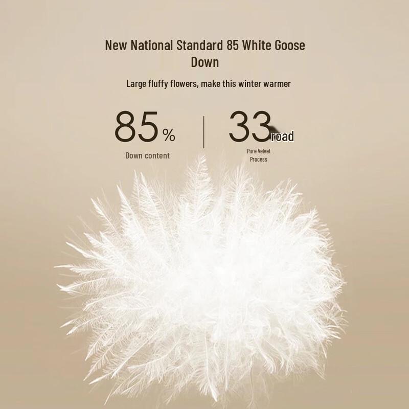 Antonio Men's Light Luxury 85% Goose Down Wool & Cashmere Jacket with Detachable Liner