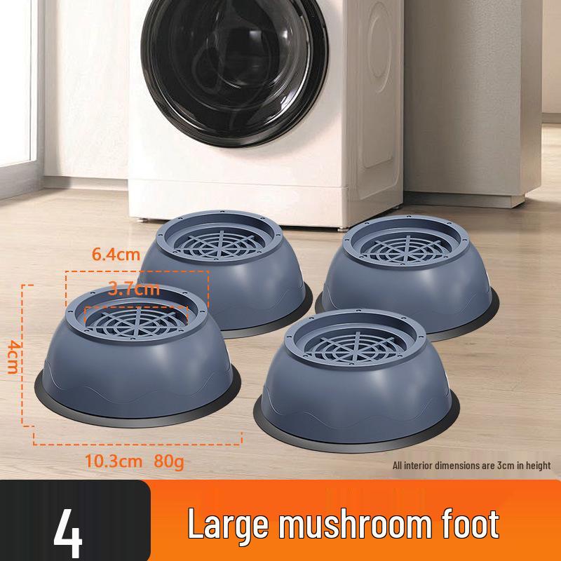 Universal Anti-Slip Washing Machine Riser Pads for Heightening and Shock Absorption
