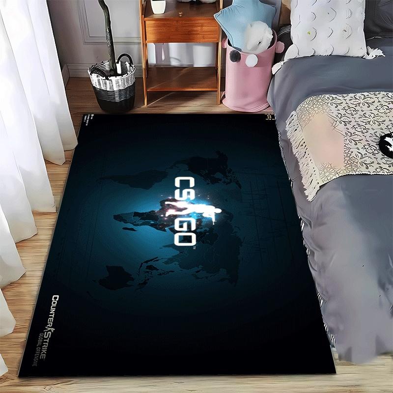 

CSGO Gaming Carpet with Stylish World Map Design Suitable for use as an anti-slip game mat for living room and bedroom sofas 40x60cm( 15x23in )