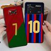 Football Numbers 7 10 Funda Phone Cover Case for Xiaomi Poco F8 M5 X3 X4 X5 X7 Pro C75 C71 F1 F3 C61 M3 M4 M7 Pro C50