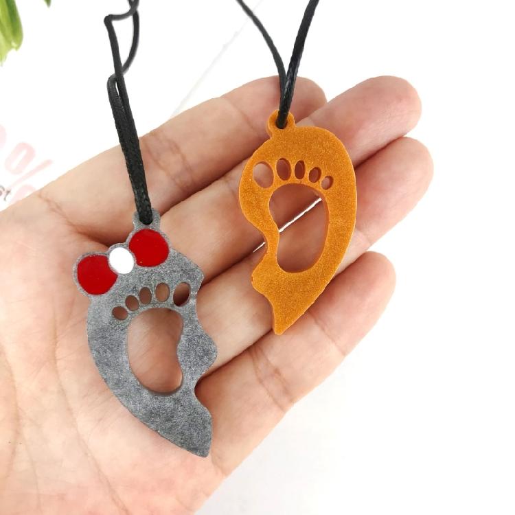 Foot Silicone Resin Mold for Keychain Jewelry Making,DIY Pendant Charms Mold