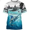 Koszulka Dziecięca Wędkarska Modna Letnia Ubranka dla Dzieci Chłopców Okrągły Dekolt Dziecięcy Top Krótki Rękaw T-shirt Dziewczęce Koszulki Ubrania Wędkarskie