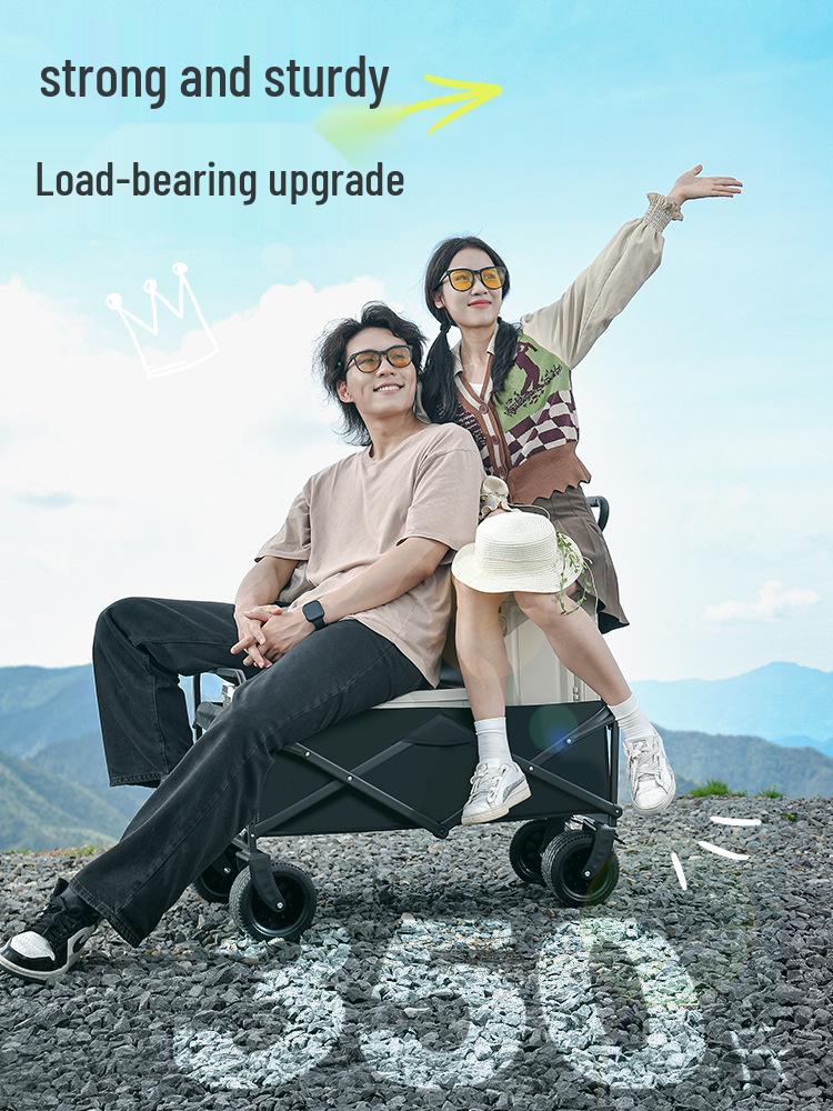 Portable Folding Camping Trolley Cart