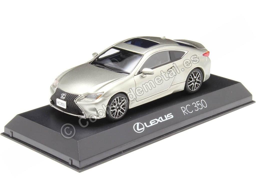 Kyosho Original Scale Lexus RC 350 F Sport Sonic Titanium Finished Product 1/43