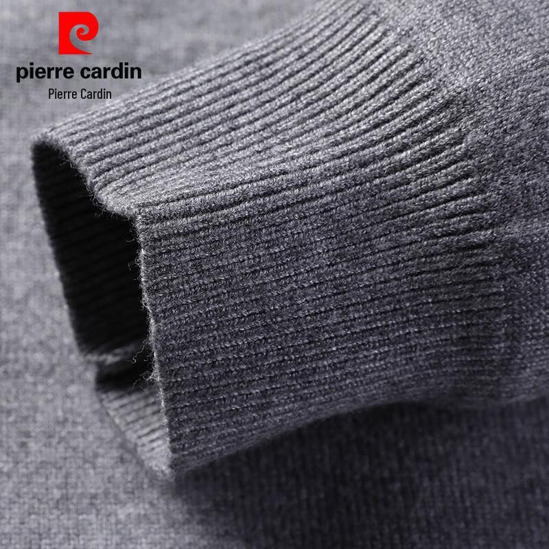Pierre Cardin Men's Mock Layered Shirt Collar Knit Sweater