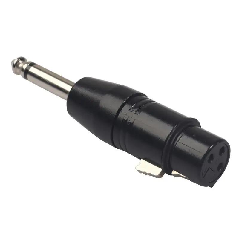 6.35mm Mono Male To XLR 3 Pin Female/Male Audio Plug Converter Adapter Connector for Headphone Microphone Power Amplifier Guitar