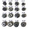 20 Pcs Valve Seat Reamer Repair Displacement Cutter Valve Tool Set Kit For Honda