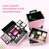 Multi-layer Trolley Box Large Capacity Cosmetic Case Trolley Portable Eyelash Nail Art and Tattoo Embroidery Toolbox