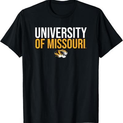 University of Missouri Mizzou Tigers Stacked T-Shirt