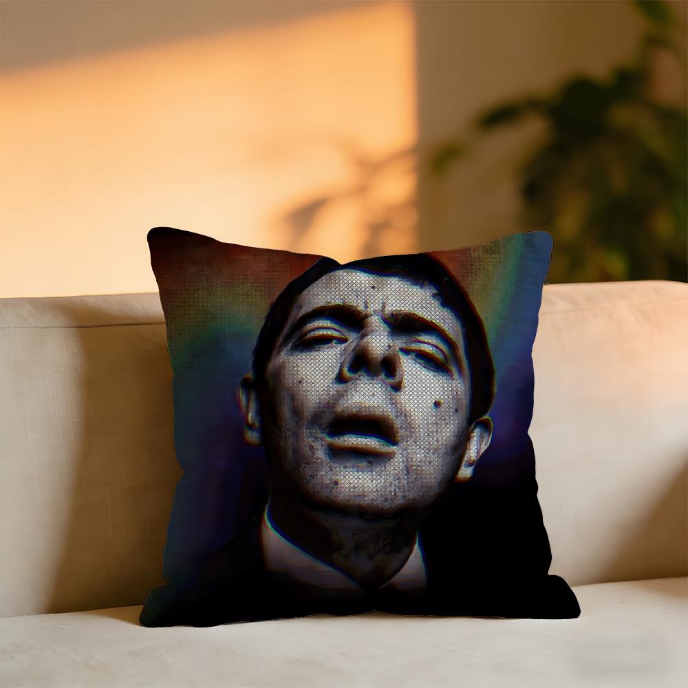 

Mr Bean Cushion Cover Cozy Velvet Throw PillowSoft Warm Cushion For Sofa Bed 30X30cm