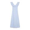 Abito Floreale Retro Francese Midi Elegante da Donna Colletto Quadrato Gonna con Volant Abito Estivo da Donna Sopra il Ginocchio