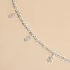 Fashion Hip Hop Rhinestone Claw Chain Dollar Symbol Pendant Single Row Diamond Chain Waist Chain Waist Jewelry Spice Girl
