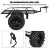 RC Scale RC Car Simulation Trailer Car RC Car Parts for SCX10 CC01 TRX4D90 Trailer, 1/10 Trailer, (Black)