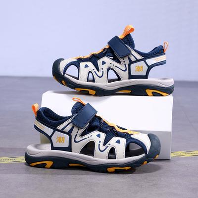 Boys Sandals Boys Shoes Sports Soft Sole Baotou Sandals Medium Large Children's Beach