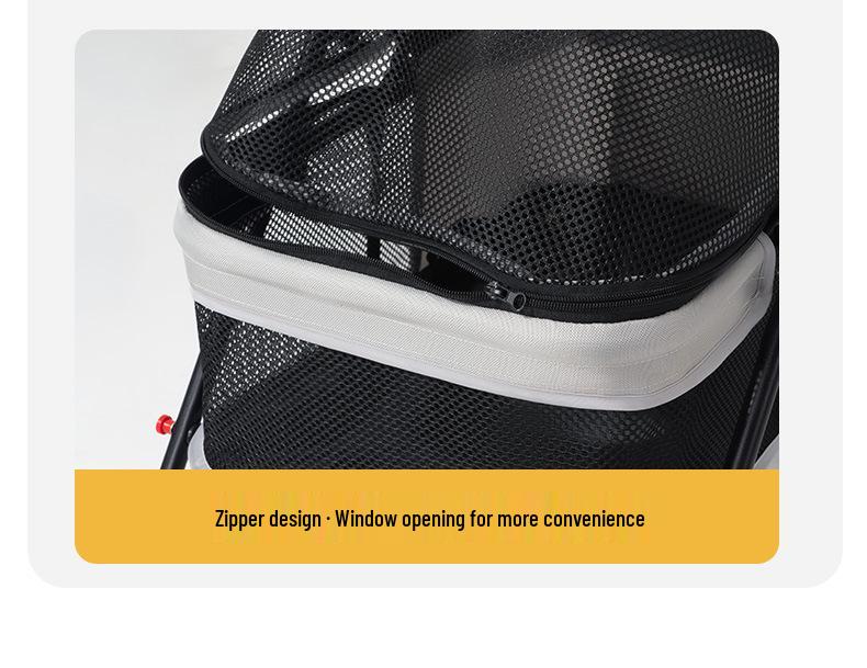 Lightweight Foldable Pet Stroller for Cats and Dogs - Travel and Outdoor Use