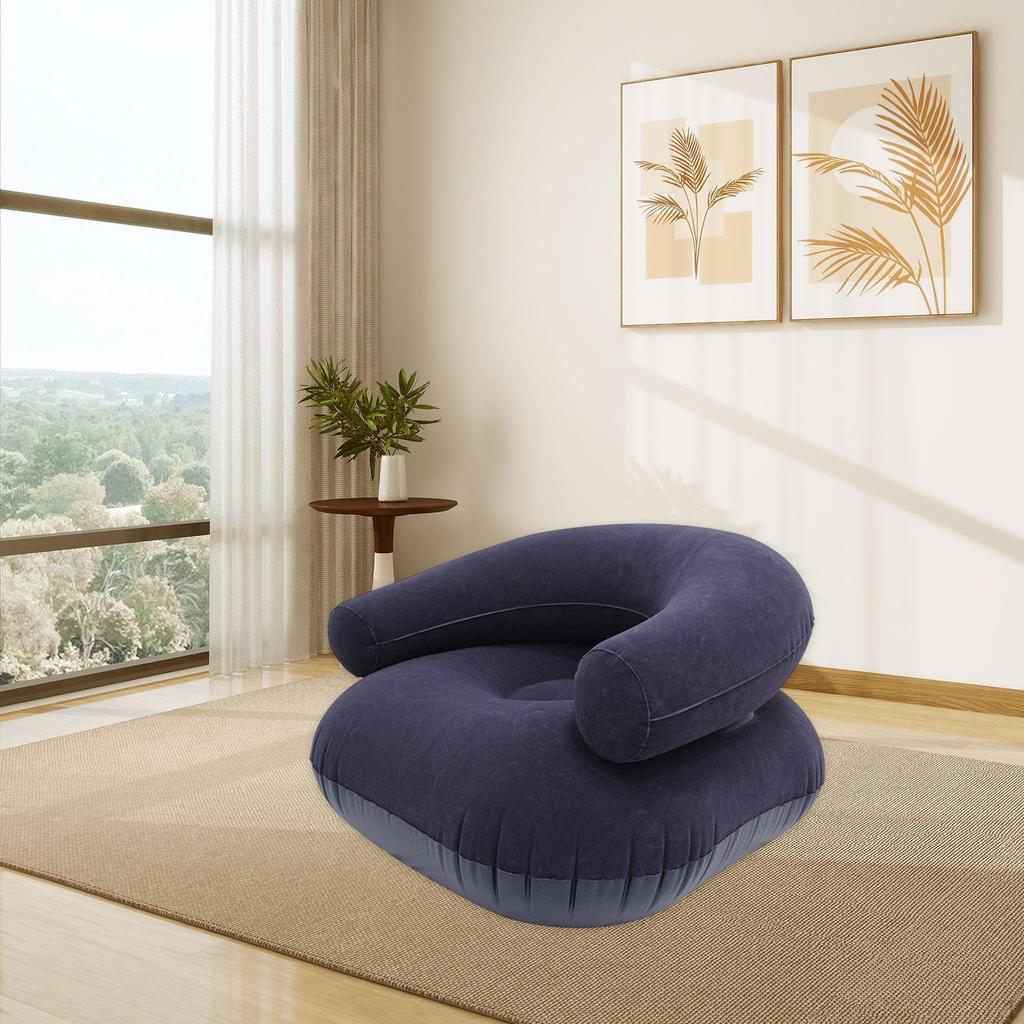Compact Inflatable Lounge Chair, Versatile Lounger for Garden, Travel And Indoors