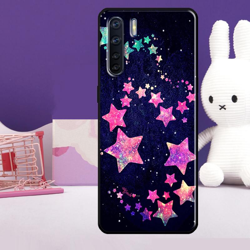 Bright Stars Art Case For Oppo A54 A74 A94 A80 A60 A40 A18 A38 A58 A78 A98 A96 A76 A16 A15 A17 A57 A77 A5 Pro