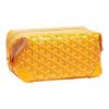 Goyard Monogram Zip Travel Toiletry Bag Unisex Travel Bag Yellow BOEING025TY-08CL08P