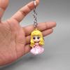 Mermaid Cinderella Rapunzel Keychain Bag Charm Pendant Figurine Gift