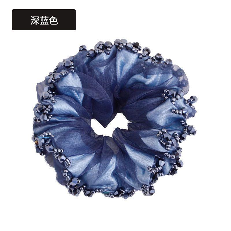 

Элегантные резинки-скранчи с цветами для волос для женщин и девочек, эластичные резинки для волос, аксессуары, резинка для волос, веревка, держатель для хвостика, головной убор