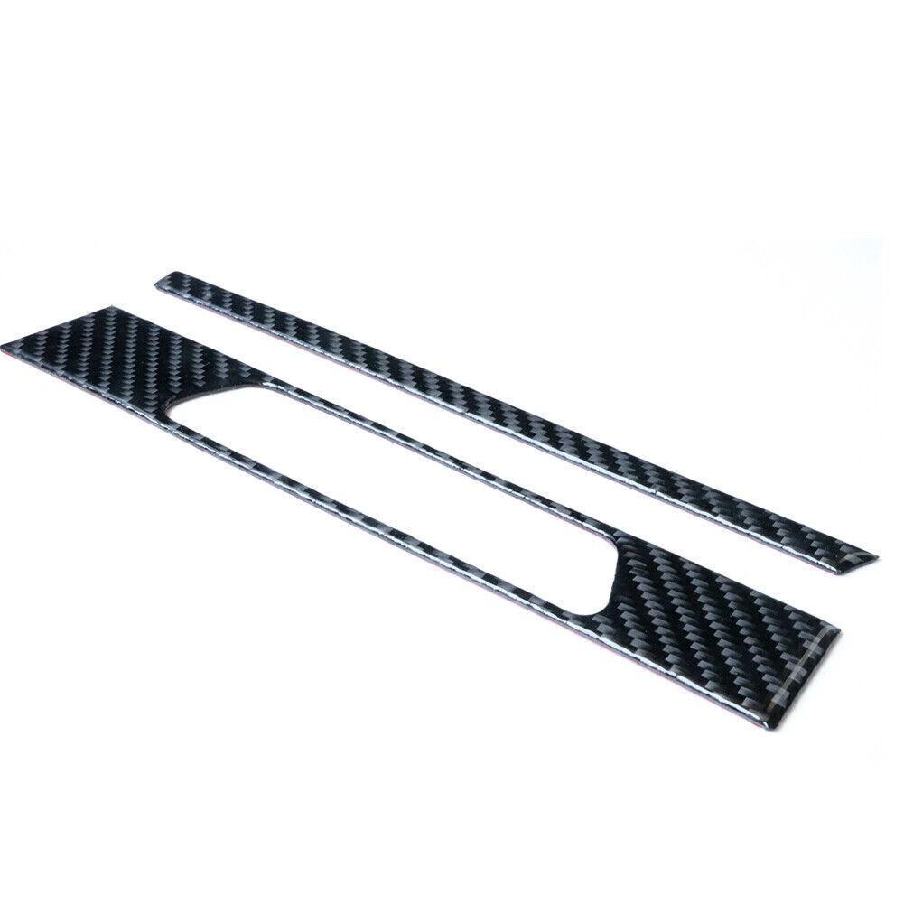 Carbon Fiber Cheat Heated Button Trim Cover For Honda Civic Coupe 2013-2015
