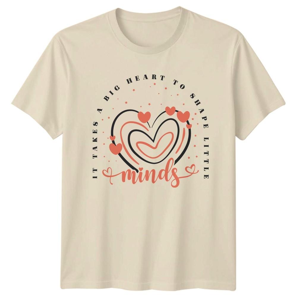 It Takes A Big Heart Unisexs TShirt Preschool Teacher Appreciation Gift For Her