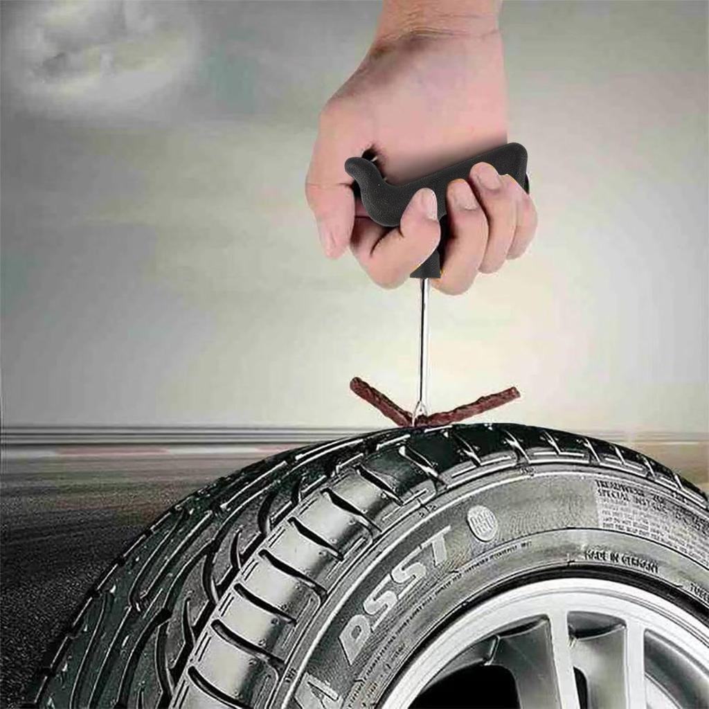 Car Tire Repair Kit, Repair Puncture Repair Kit | Fix Flat Tire Repair Kit,