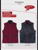Middle-Aged Women's Fashion Velvet Stand Collar Vest: Slimming, Stylish, Loose Fit Zipper Cardigan for Spring and Autumn