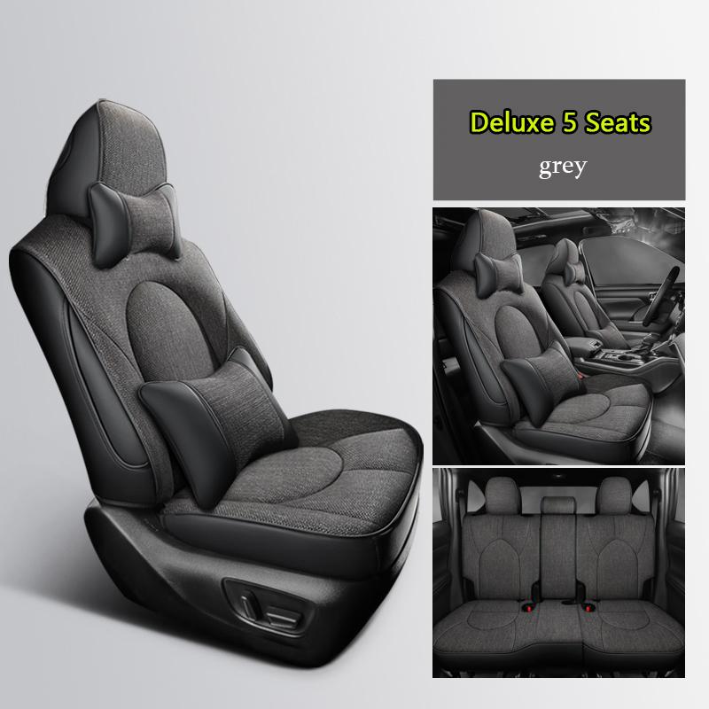 Original Model Design Car Seat Cover For Toyota Highlander 2020 -2026 Second Row 40/60 Split Protector Seat Cushion-5 Seats
