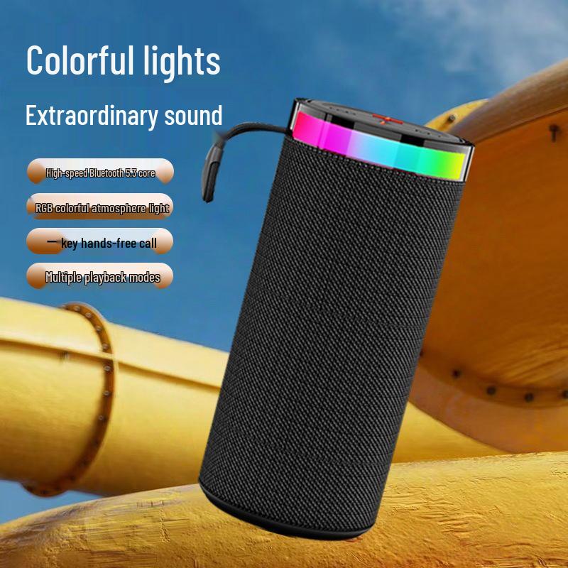 Shocking Sound Bluetooth Speaker: Outdoor, High-Quality, Portable with Card Slot and U Disk - Model W17