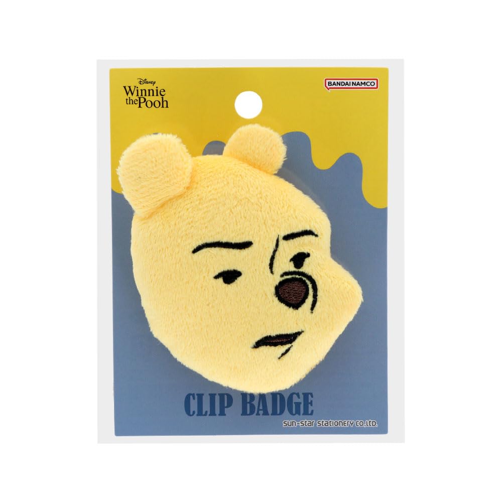 

Канцелярские товары Винни Пух Дисней Мерч Клип-значок Плюшевая игрушка Клип-значок с хмурым лицом Sun-Star (S3626342)