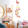 1 Set Flamingo Wind Chime Pendant Drop Glue Mold Diy Keychain Coaster Flamingo Wall Hanging Decorative Silicone Mold