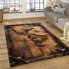 Ancient Nautical Chart World Map Compass Rug Carpet for Living Room Bedroom Decor,Floor Mat Non-slip Decoration for Sofa Doormat