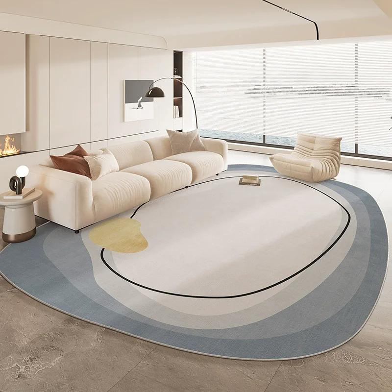 Special Shaped Cream Style French Carpet New Living Room Highend Light  Irregular Carpets Waterproof Nonslip Home Rug