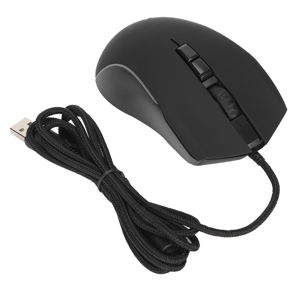 Gaming Mouse Adjustable 7200DPI Ergonomic RGB Lighting Wired Mouse for Gamer Desktop Laptop