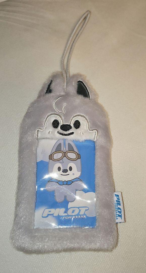 

[USED] PILOT Wolf Chan Name Tag Trading Card Case Wolf Chan Official