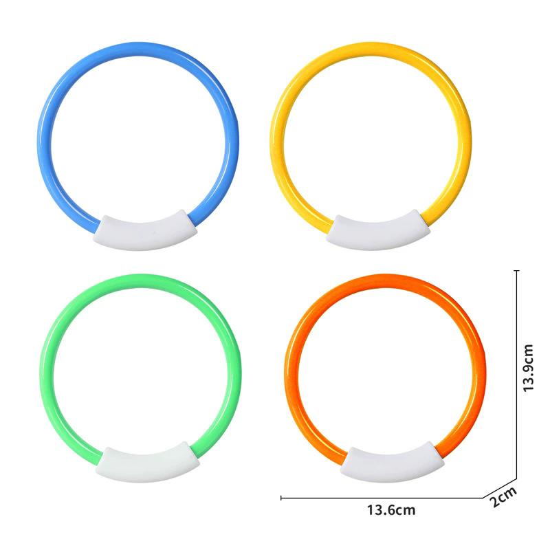 Kinder Tauchspielzeug Poolzubehör Farbiger Kunststoff Sommer Wasserspielgerät Outdoor-Sportarten Schwimmbad Dekoration TMZ