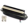 Musiclily Pro Ceramic Humbucker for Stratocaster Electric Cream Chrome Rails ST-DPMC Single-Size Pickup, 9.2K, Guitars, Body,