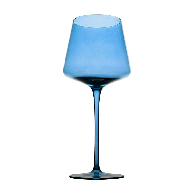 Colorful Stemmed Glass Creative Spray Wine Cup Burgundy Red Wine Goblet