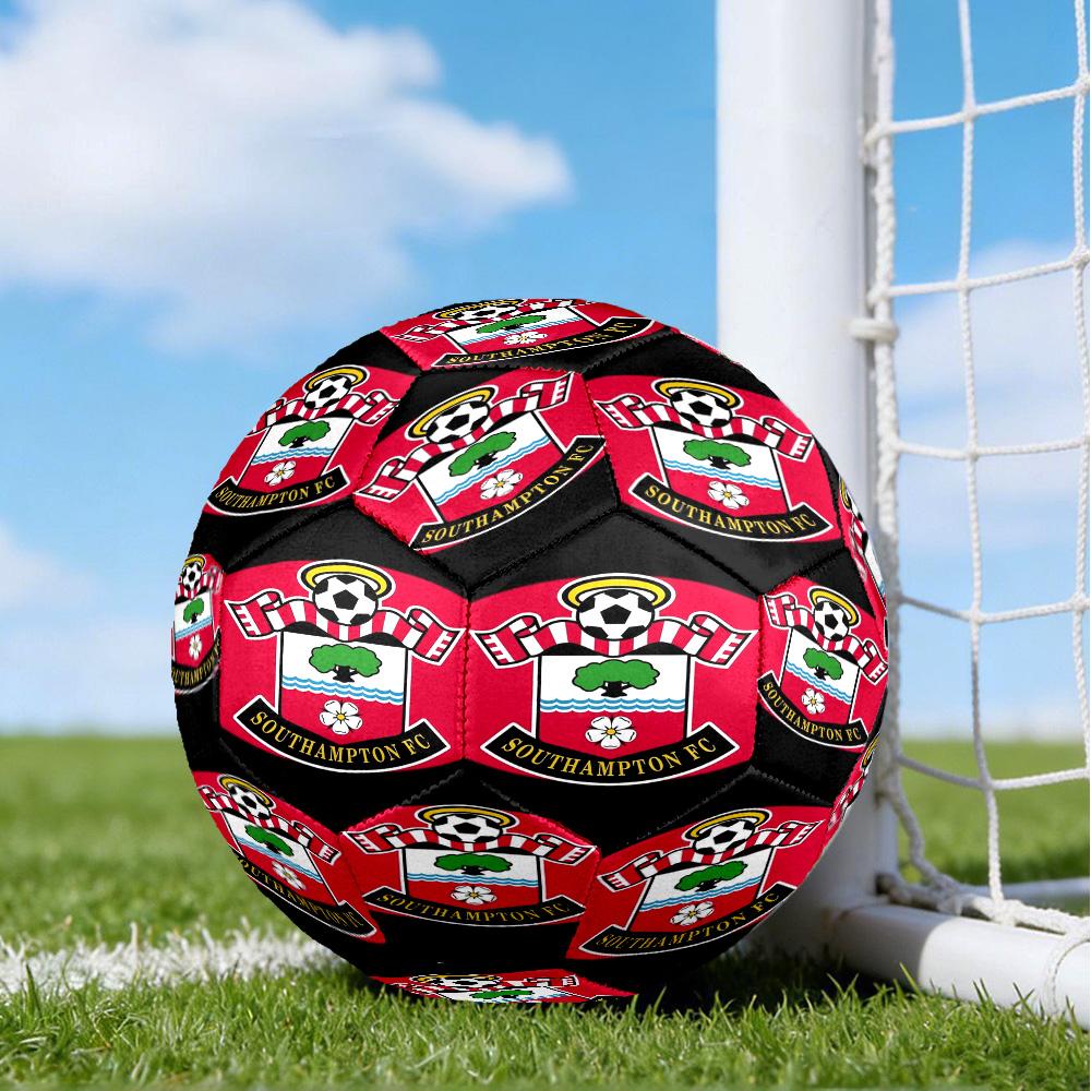 Fc Crest Design Printed Size 5 Soccer Balls, High-Quality, Anti-Slip, Protective Football, A Unique Gift , Birthdays, Christmas Gifts
