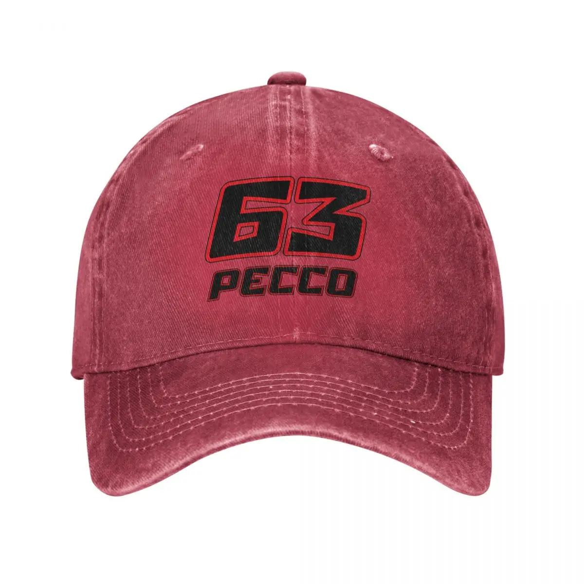 

2026 Vintage Pecco Bagnaia 63 Baseball Caps Unisex Distressed Cotton Snapback Motorcycle Racing Outdoor All Seasons Travel Gift Adjustable&>8Y