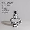 Modern Luxury Black and White Geometric Ceramic Vase Zebra Print Cut-out Floral Vase Flower Arrangement Countertop Decoration