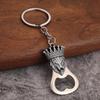 3PCS Zinc Alloy Beer Opener Keyring Embossed Animal Keyring Bottle Opener Keychain  Bar Party