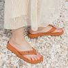 [Chubasco] Arch Comfortable Flip-Flops Ola [COL2020-Tan]