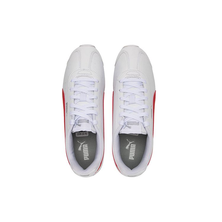 Puma Turin 3 White High Risk Red Unisex Sneakers Limoges 383037-08