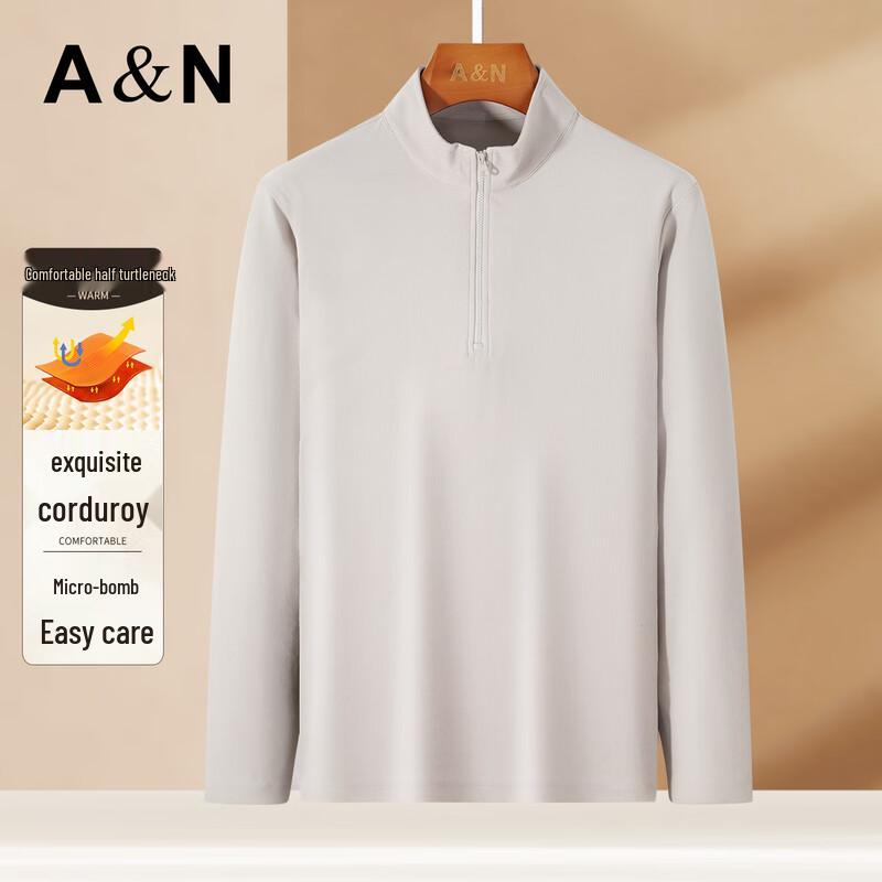 Antonio Men s Soft Corduroy Half-Zip Pullover Sweatshirt 2XL